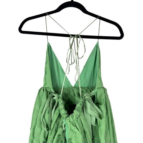 Free People NEW Primmy Midi Dress Greengage Size Medium Green - Picture 11 of 15